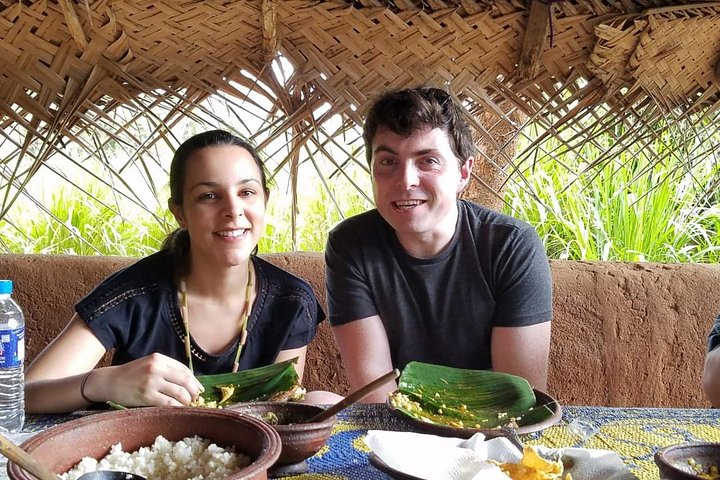 Traditional Sri Lankan lunch